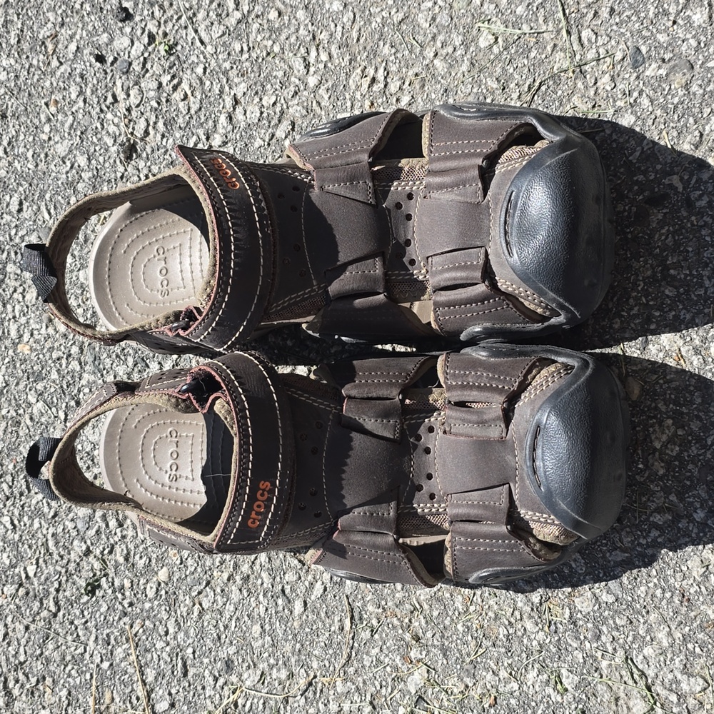 Men's Croc Sandals- size 12